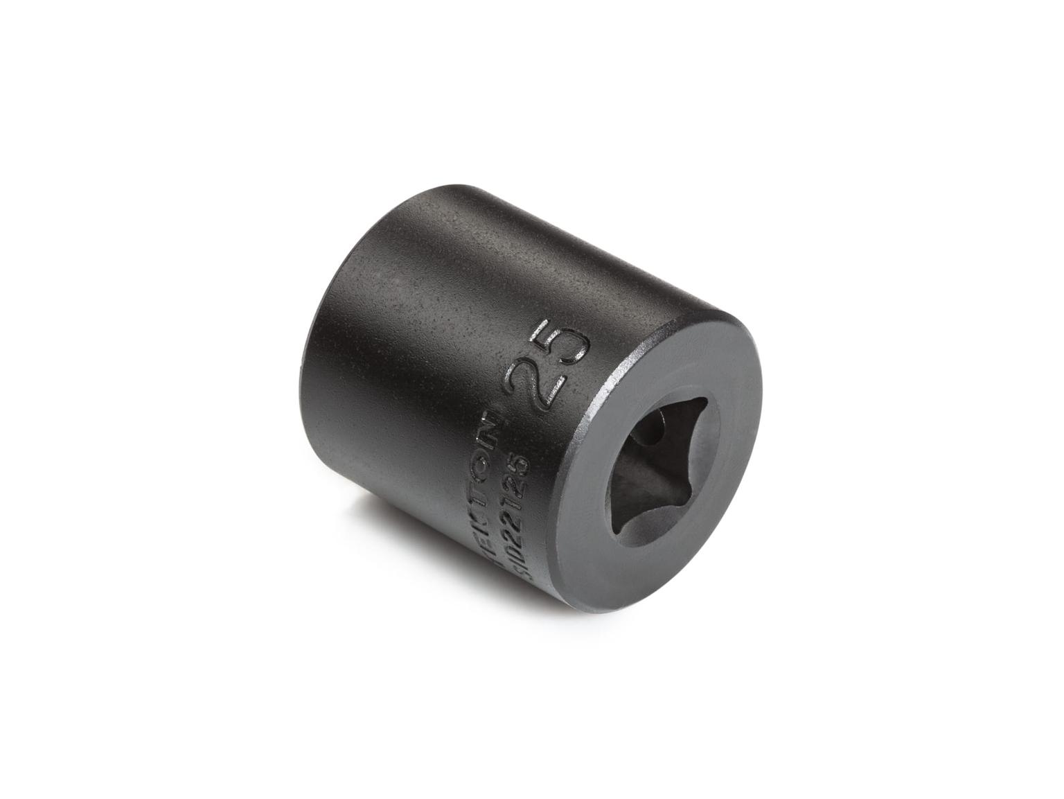 TEKTON SID22125-T 1/2 Inch Drive x 25 mm 6-Point Impact Socket