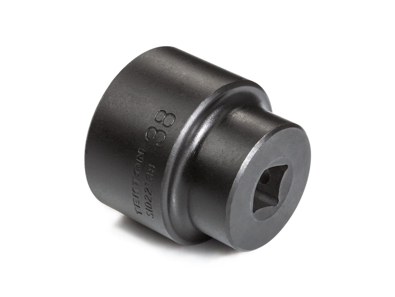 TEKTON SID22138-S 1/2 Inch Drive x 38 mm 6-Point Impact Socket