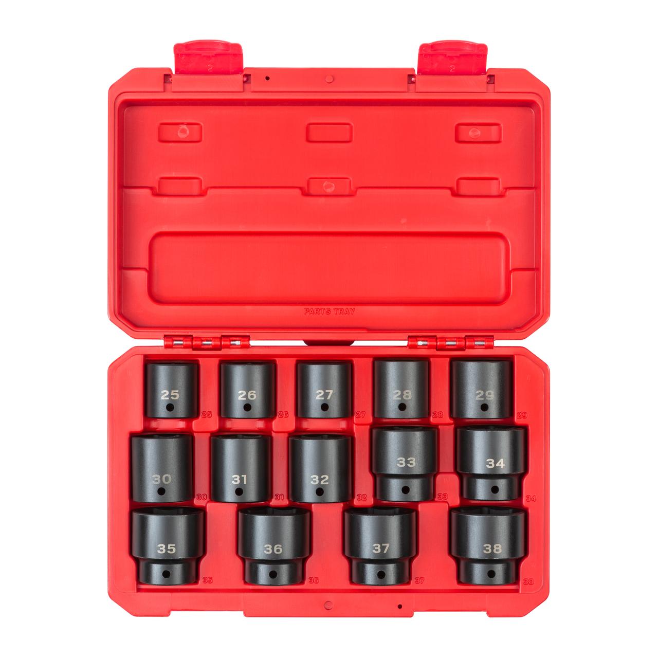 1/2 Inch Drive 6-Point Impact Socket Set (14-Piece) | TEKTON | SID92325