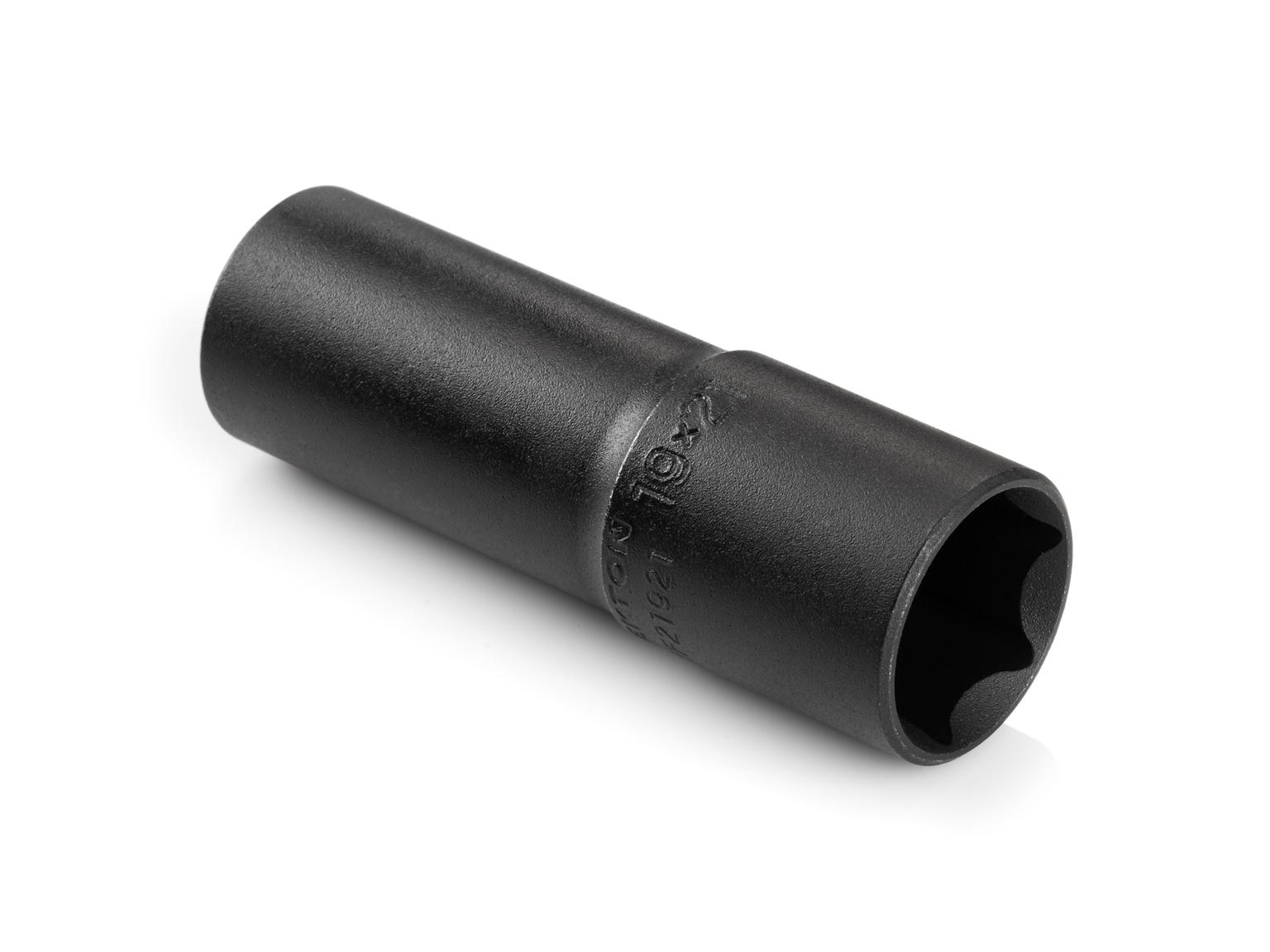 TEKTON SIF21921-D 1/2 Inch Drive 19 x 21 mm Thin Wall Impact Flip Socket