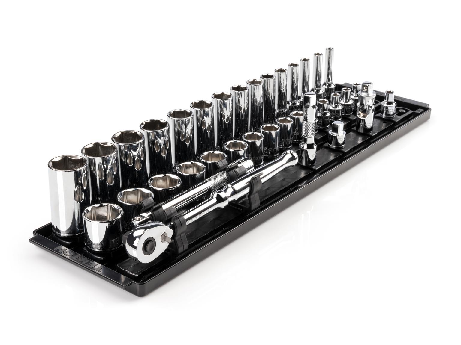 36 Piece 3 8 Inch Drive 6 Point Socket And Ratchet Set Tekton 36 Piece 3 8 Inch Drive 6 Point Socket And Ratchet Set Tekton