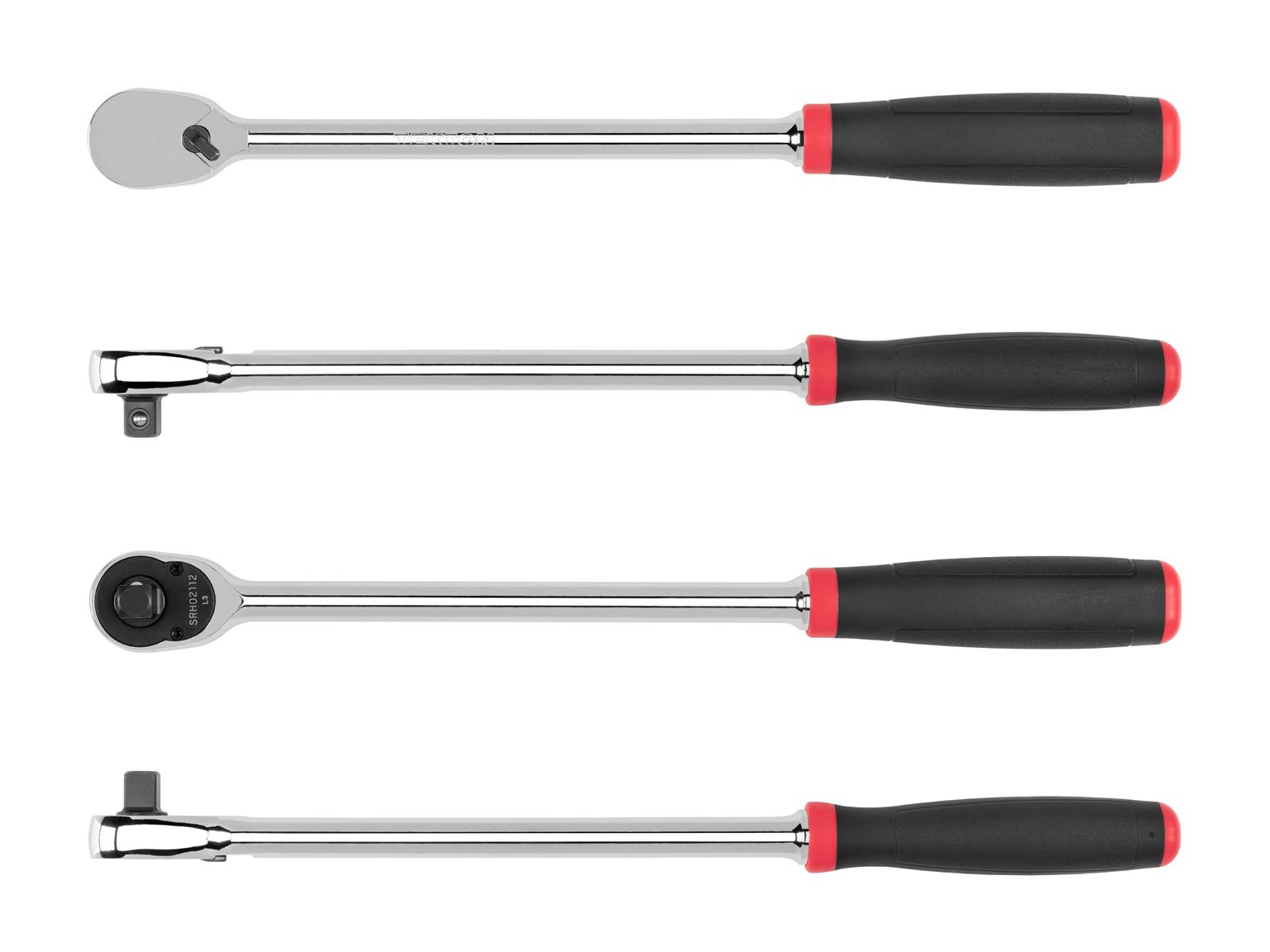 TEKTON SRH02112-T 3/8 Inch Drive x 12 Inch Comfort Grip Ratchet