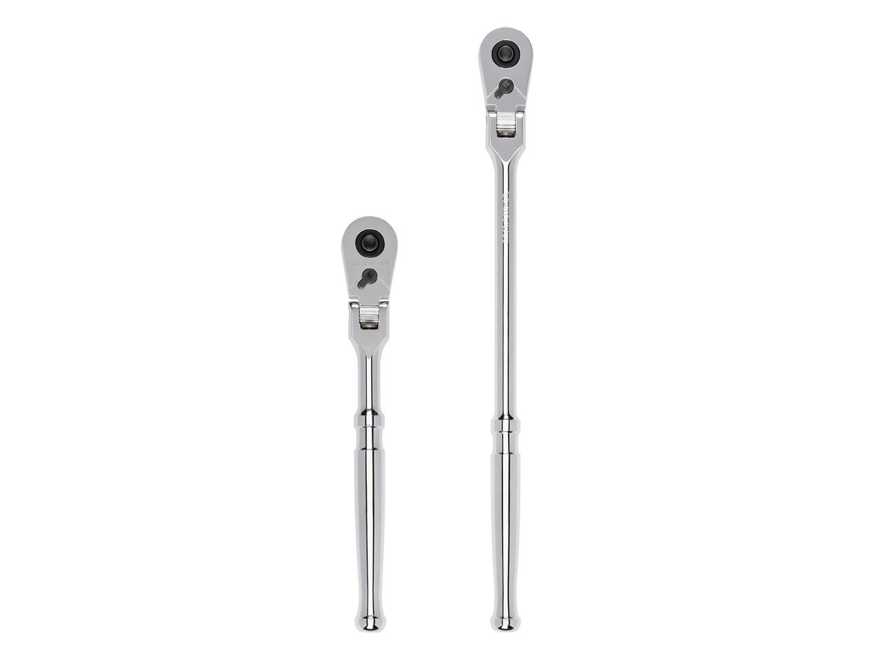 2 Piece 38 Inch Drive Flex Quick Release Ratchet Set Tekton