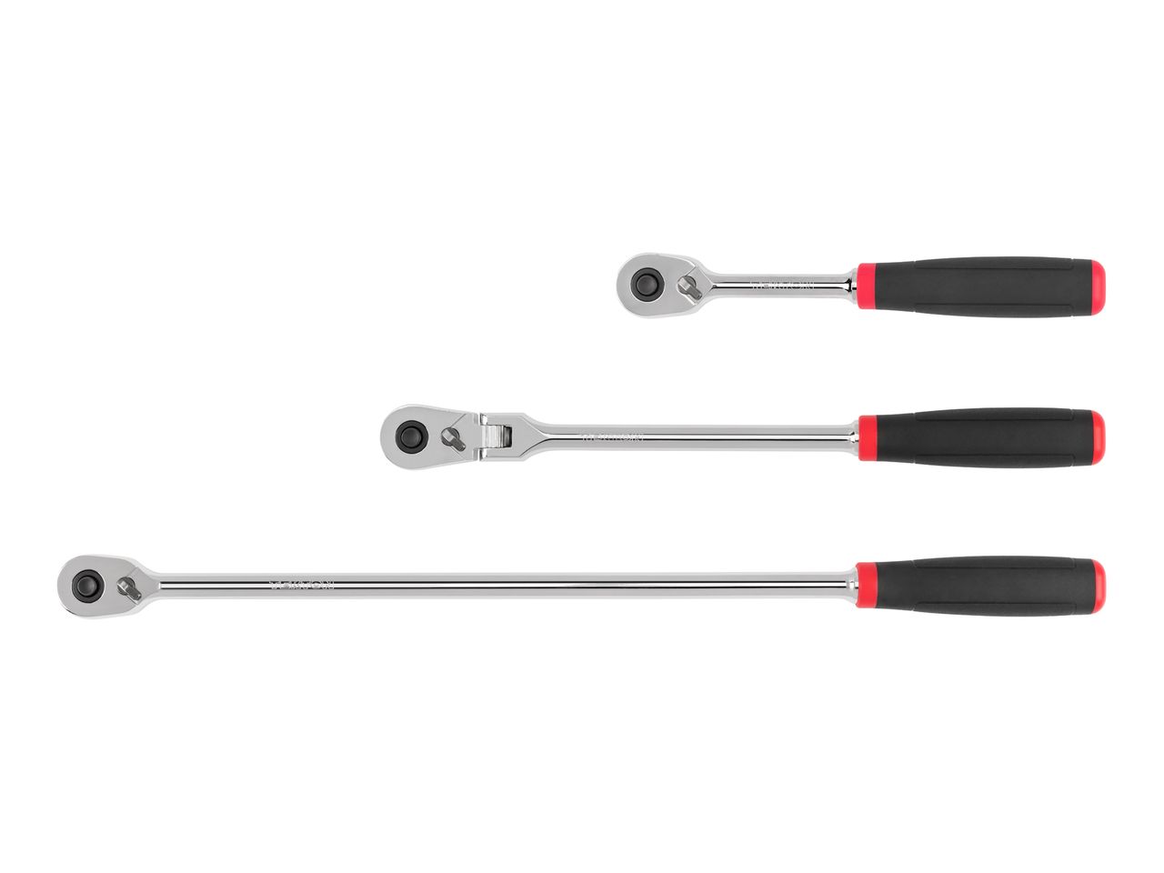3/8 Inch Drive QuickRelease Comfort Grip Ratchet Set (3Piece