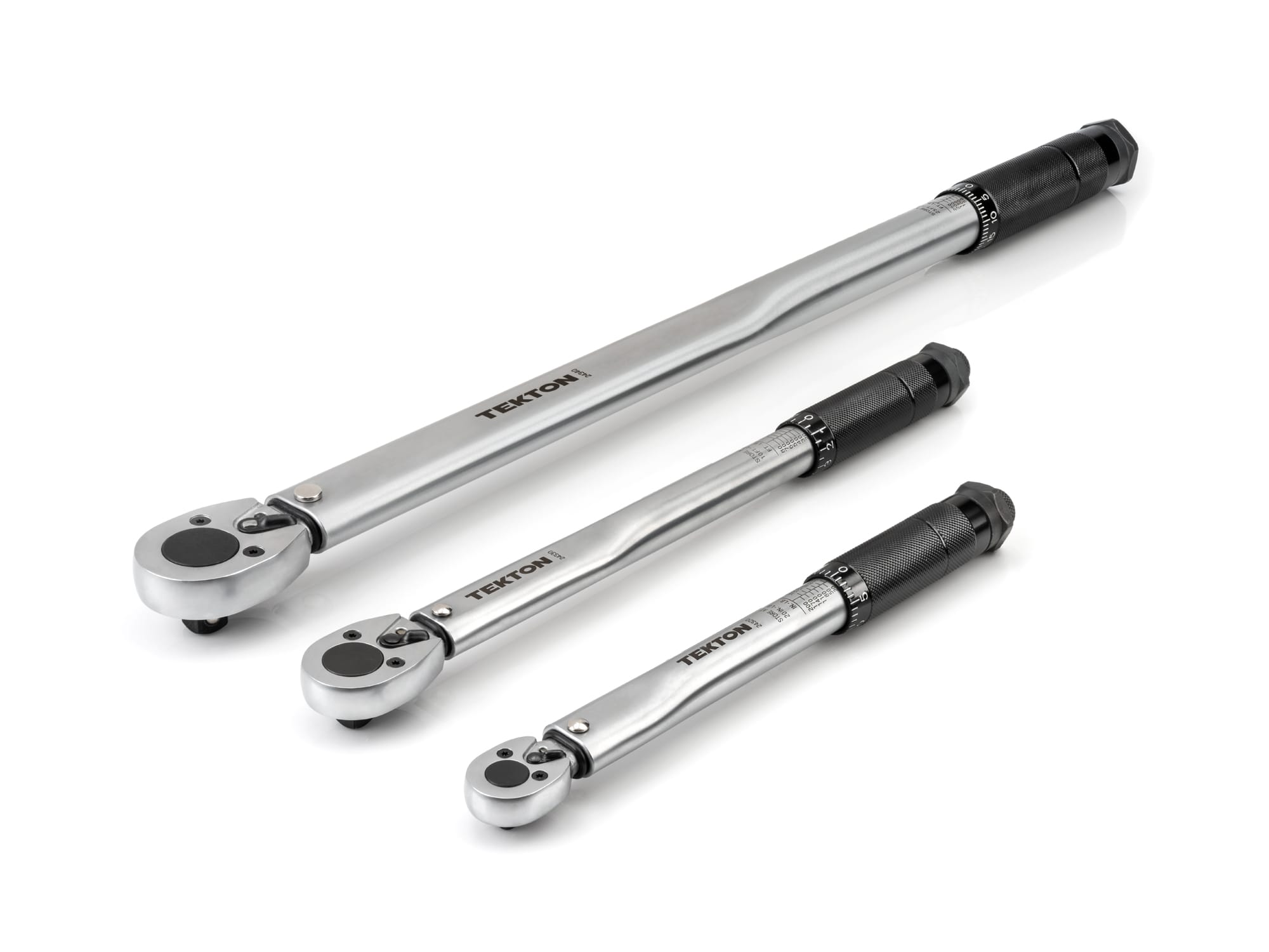 1 4 3 8 1 2 Inch Drive Micrometer Torque Wrench Set TEKTON
