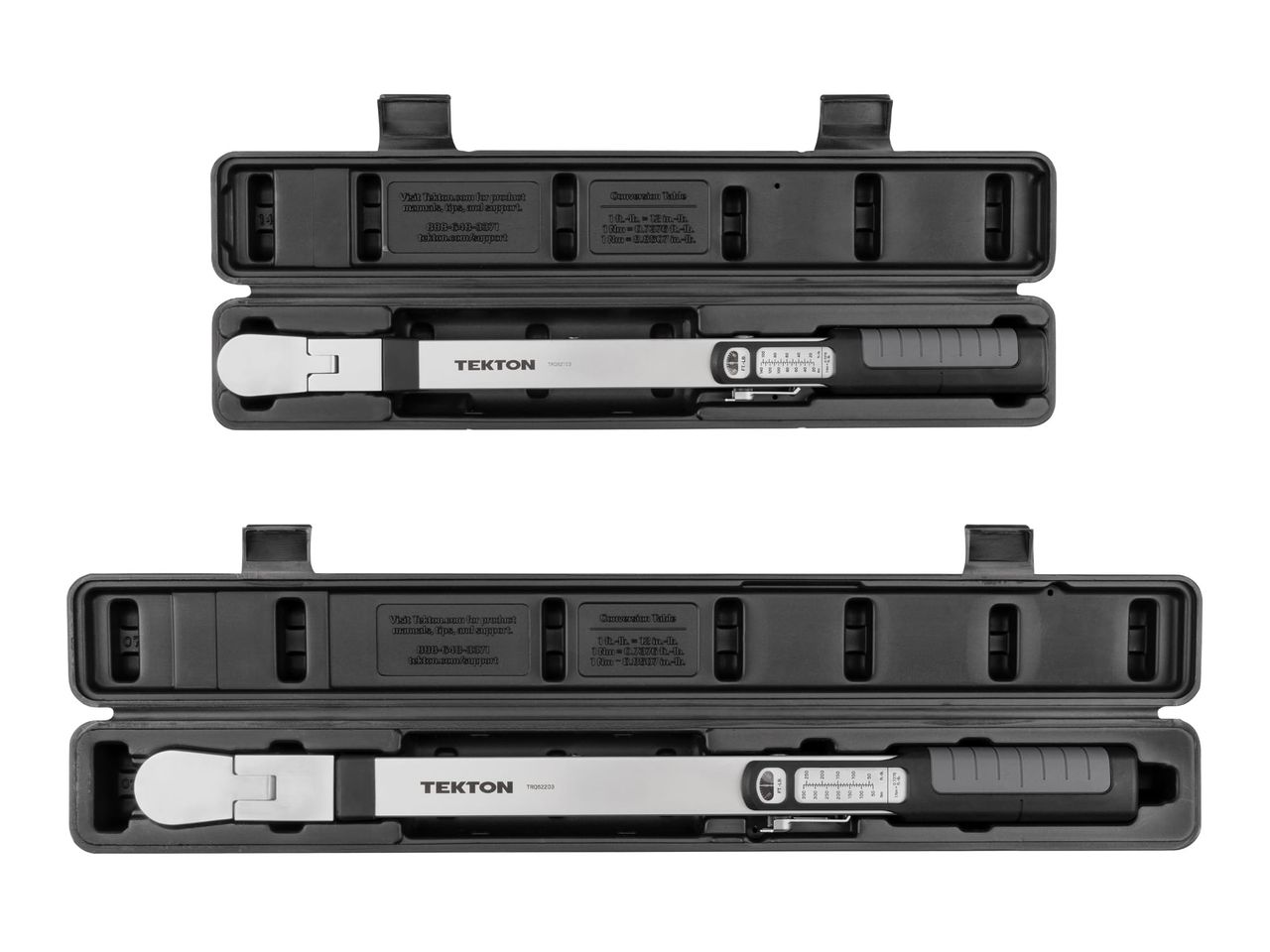 2Piece 3/8, 1/2 Inch Drive Split Beam Torque Wrench Set TEKTON