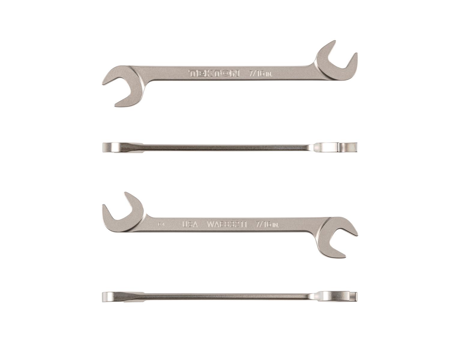 TEKTON WAE83211-T 7/16 Inch Angle Head Open End Wrench