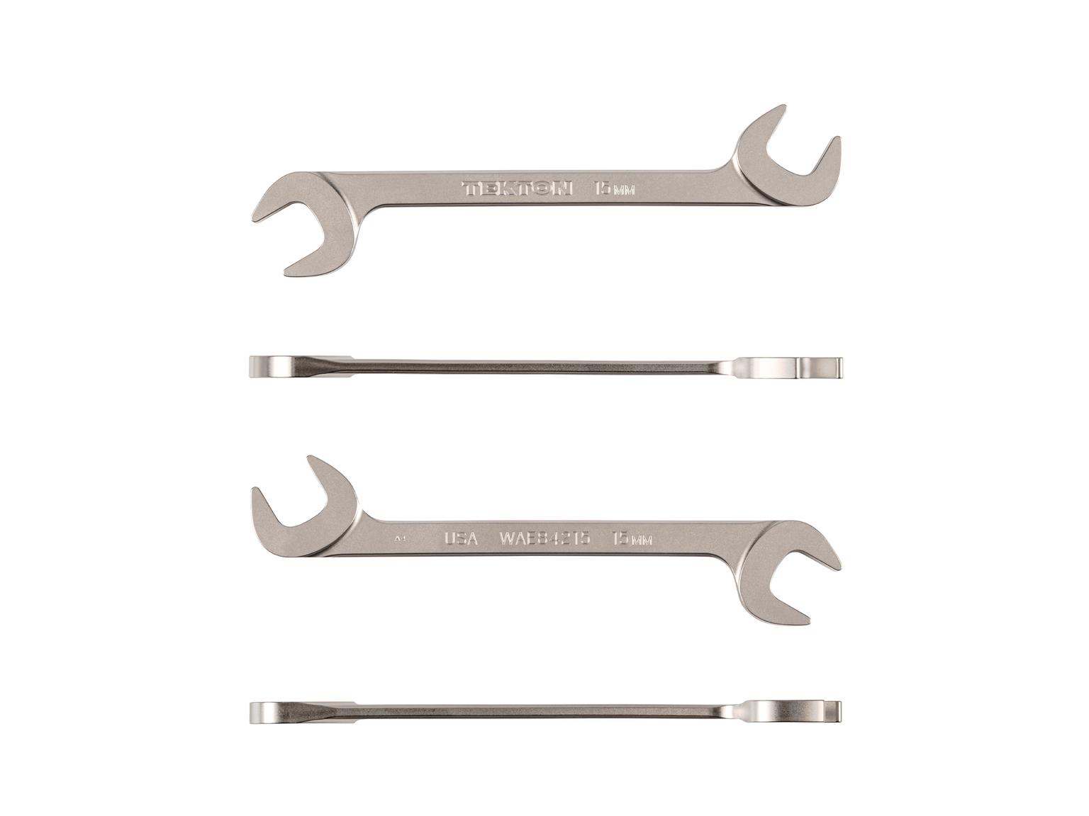 TEKTON WAE84215-T 15 mm Angle Head Open End Wrench