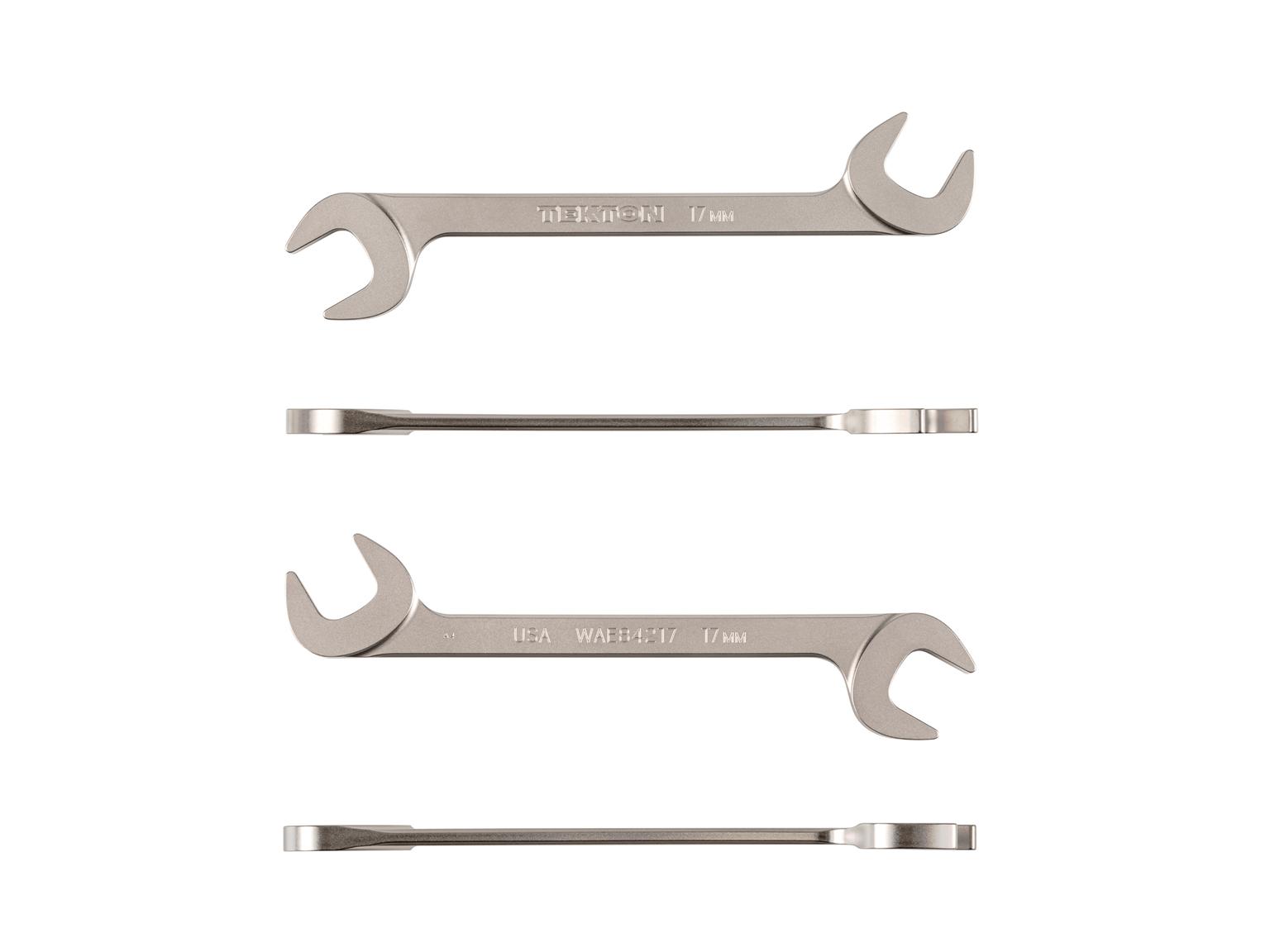 TEKTON WAE84217-T 17 mm Angle Head Open End Wrench