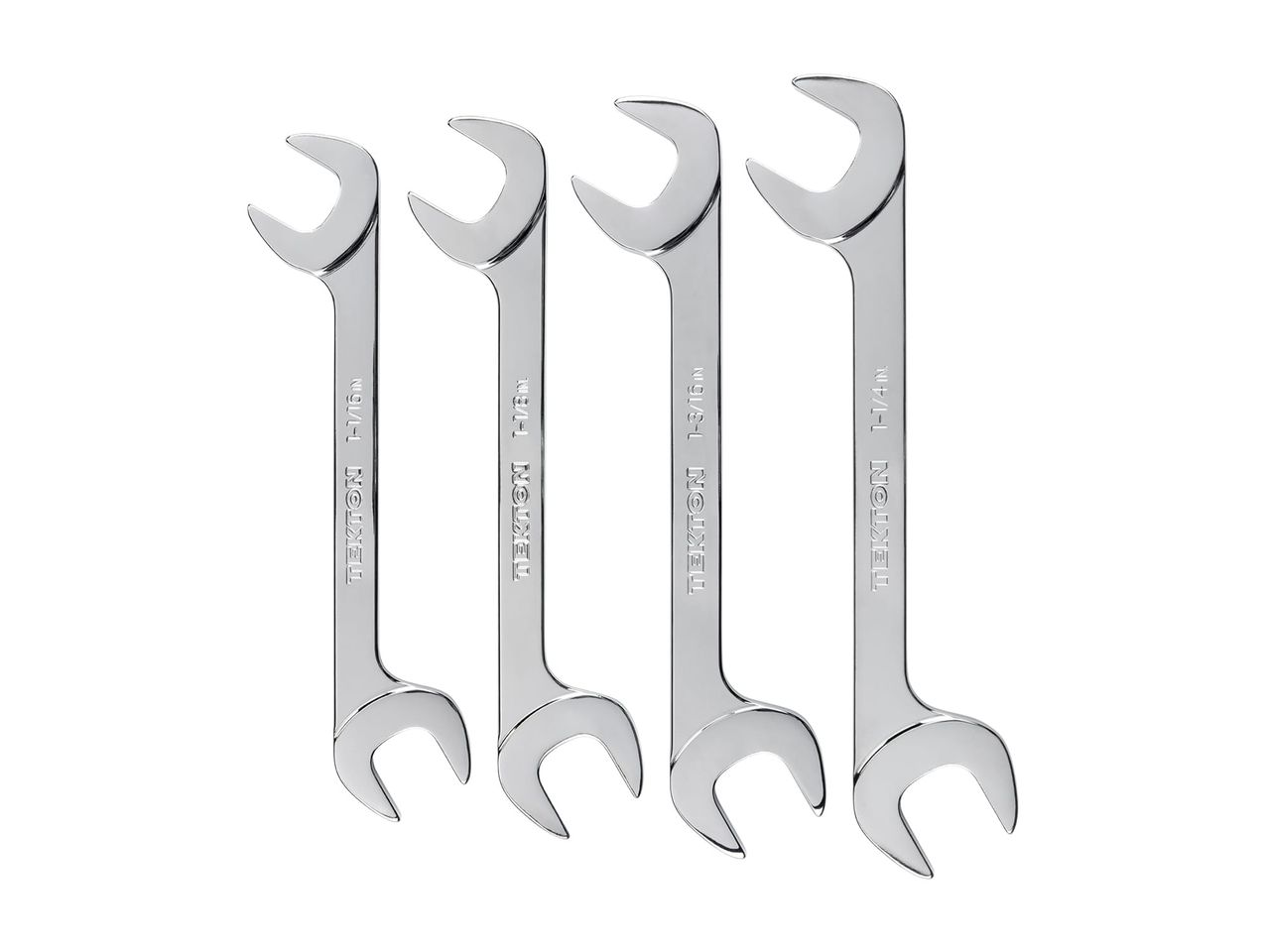Inch Angle Head Open End Wrench Set (4Piece) TEKTON WAE90101