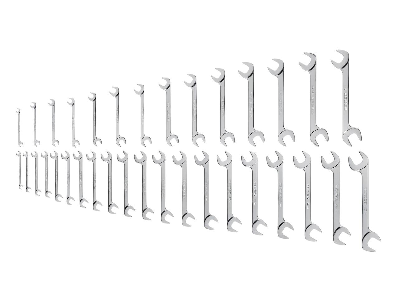 Angle Head Open End Wrench Set (27Piece) TEKTON WAE90302