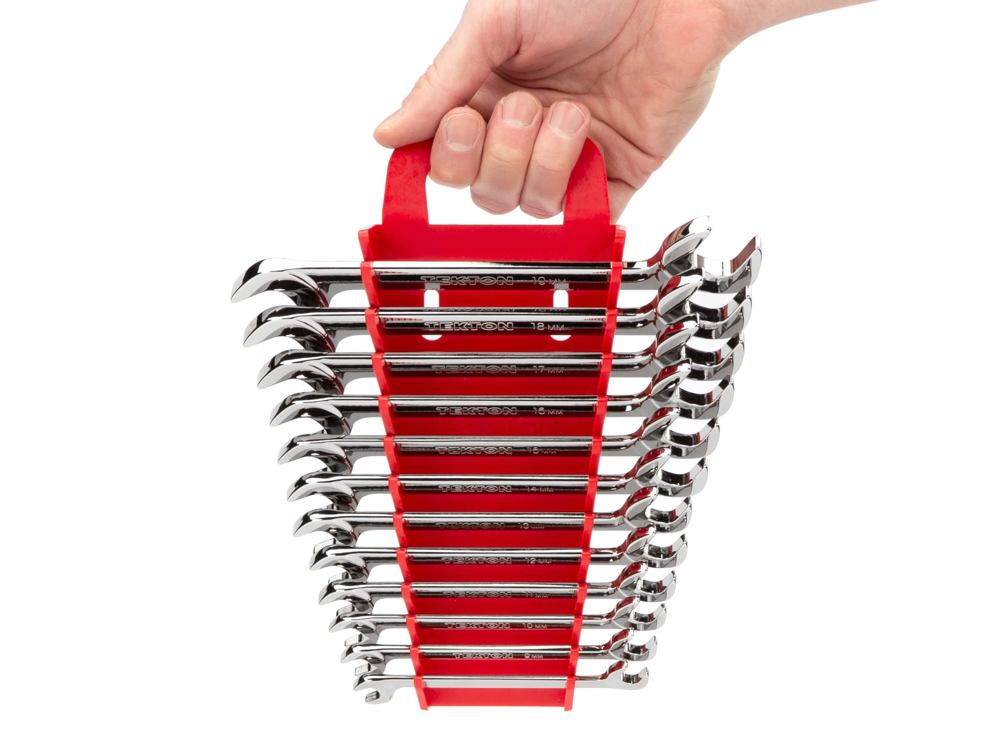 Angle Head Open End Wrench Set, 23-Piece (Holder) | TEKTON | WAE91301