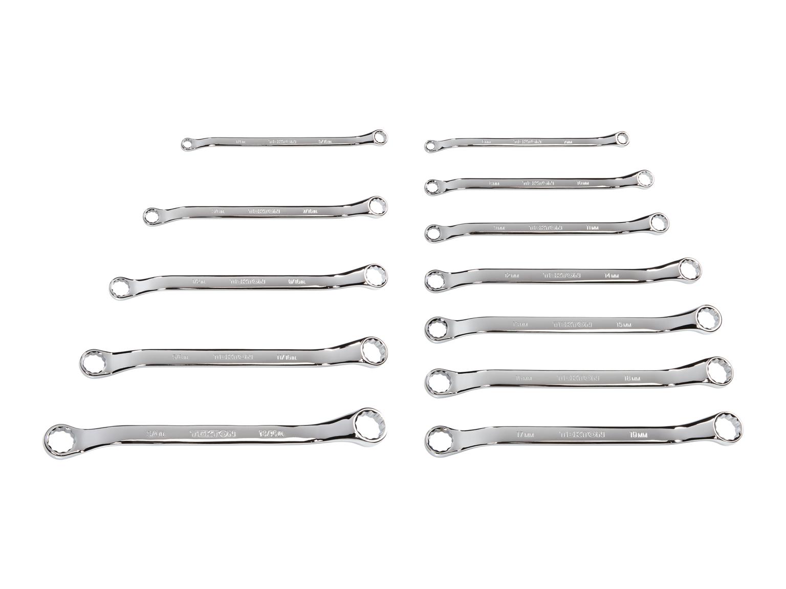 45-Degree Offset Box End Wrench Set (12-Piece)