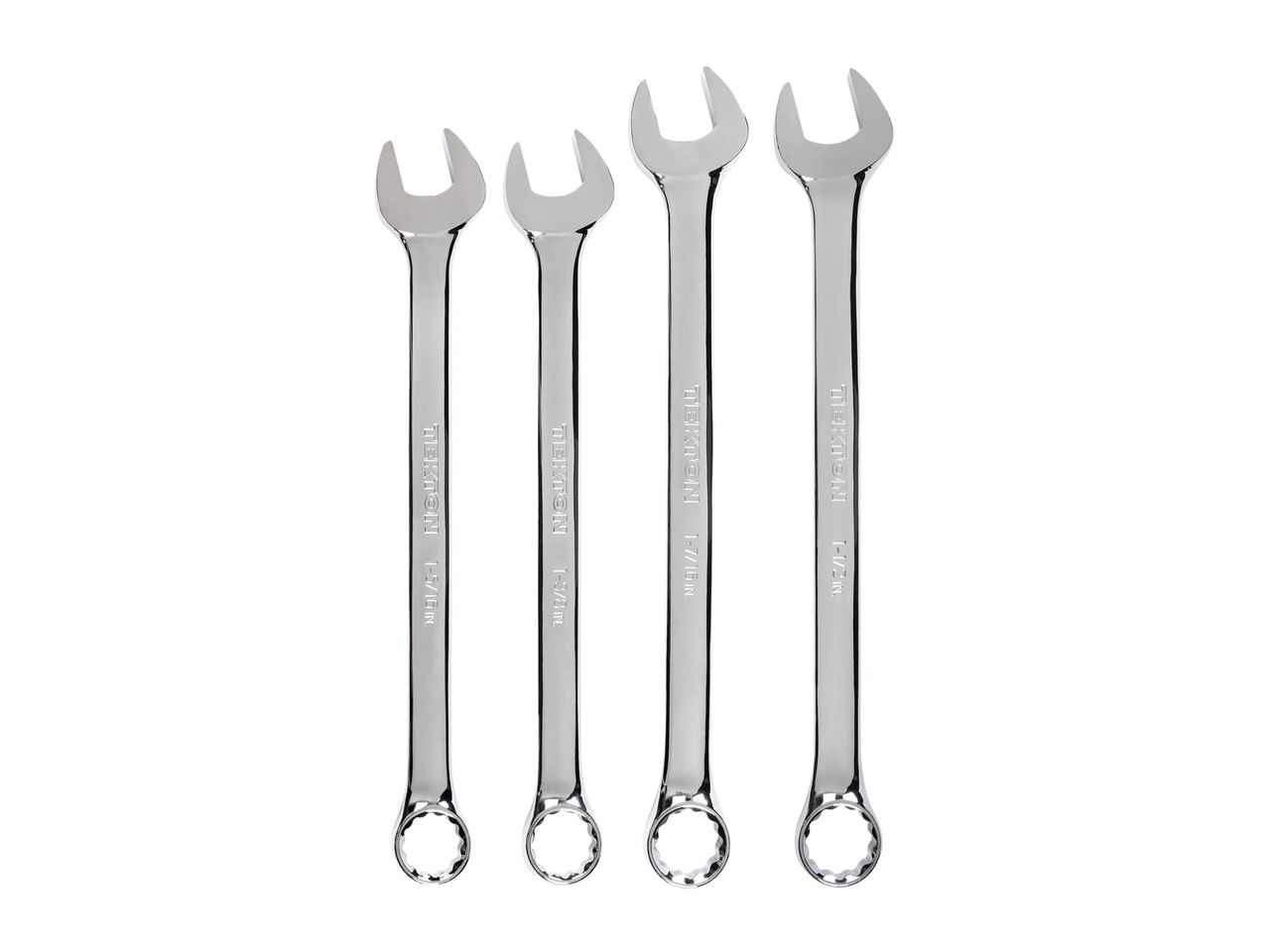 4Piece Combination Wrench Set (15/16 11/2 in.) TEKTON