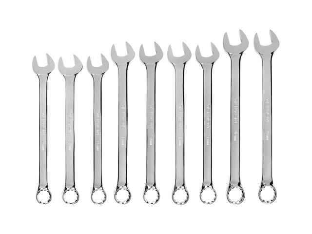 9-Piece Combination Wrench Set (33-41 mm) | TEKTON