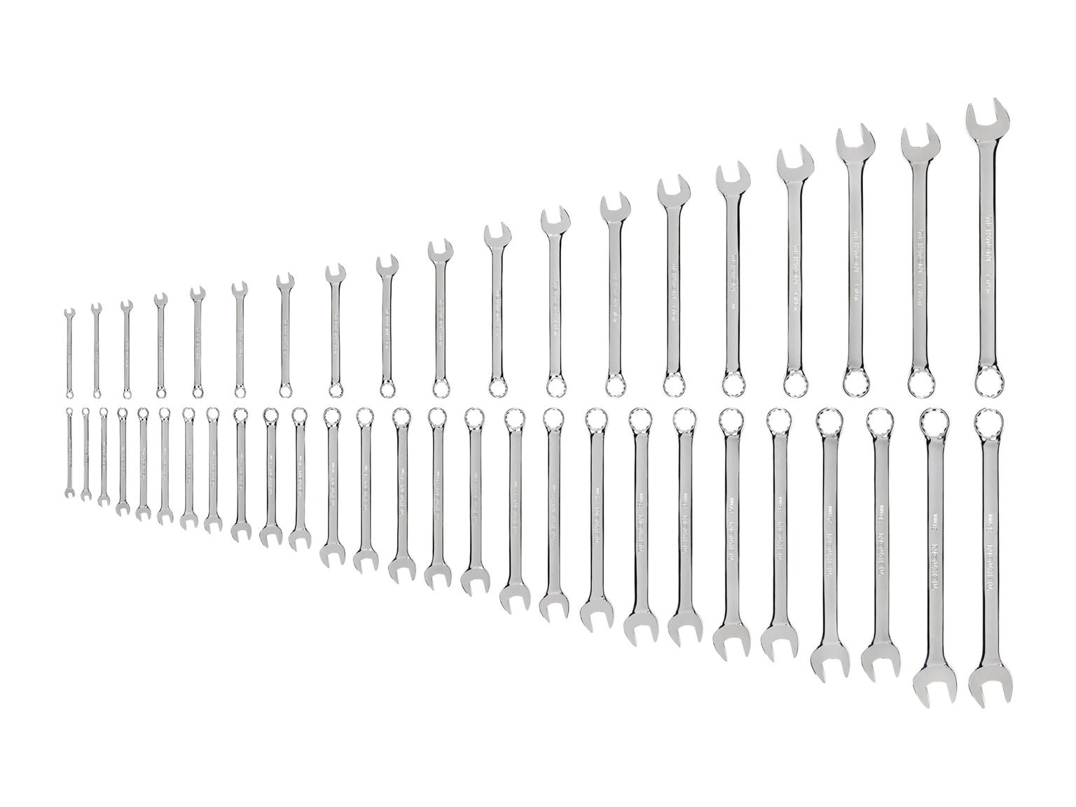 Combination Wrench Set, 46-Piece (1/4 - 1-1/4 in., 6 - 32 mm)