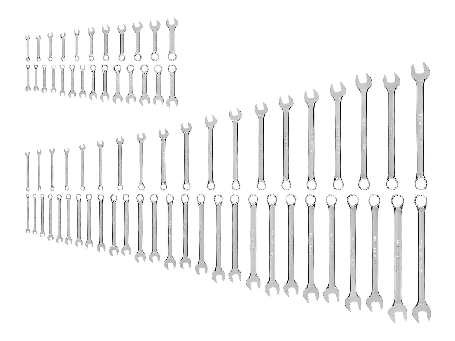 Stubby and Standard Length Combination Wrench Set (71-Piece)