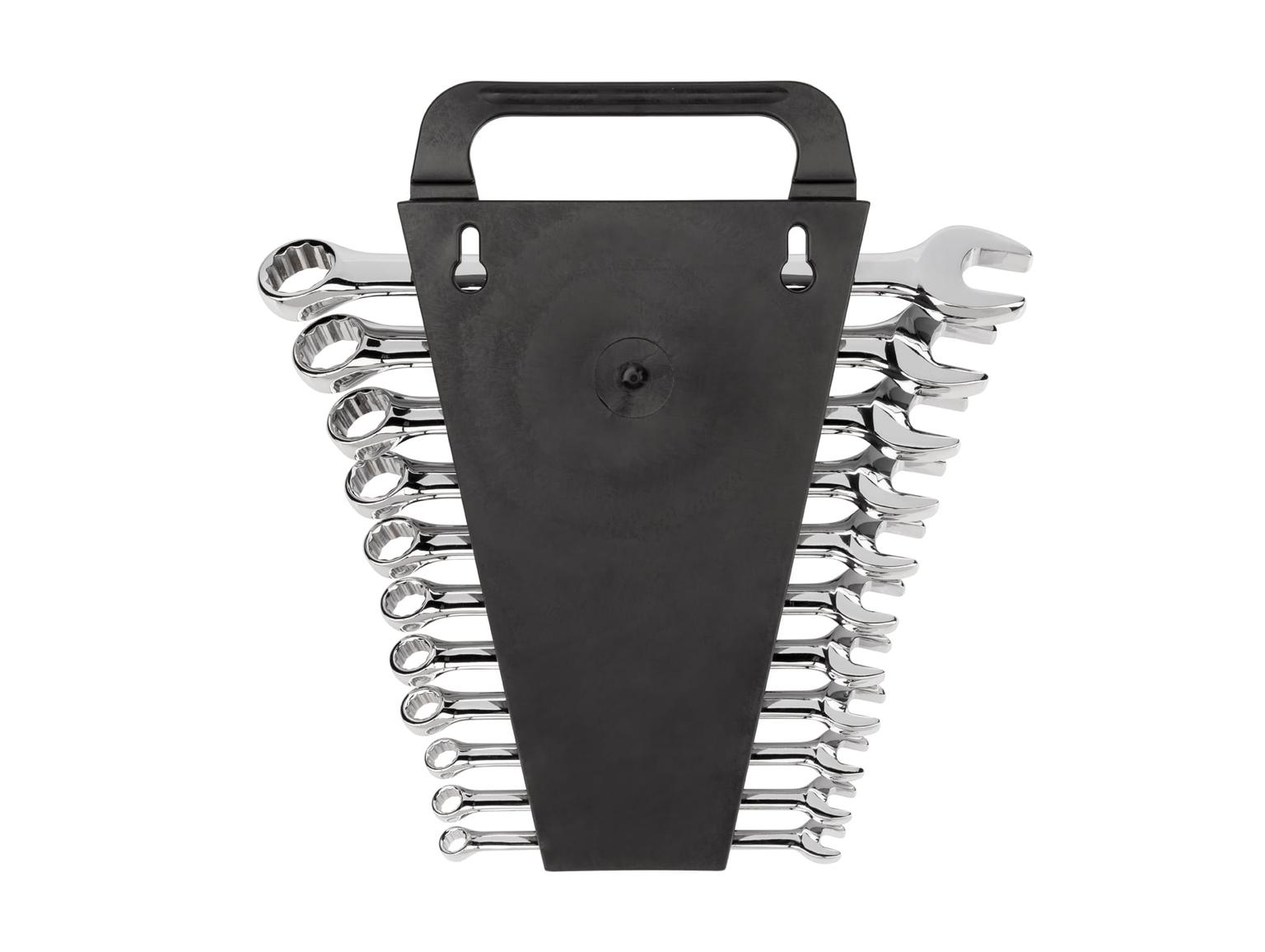 TEKTON WCB91101-T Combination Wrench Set with Holder, 11-Piece (1/4 - 3/4 in.)