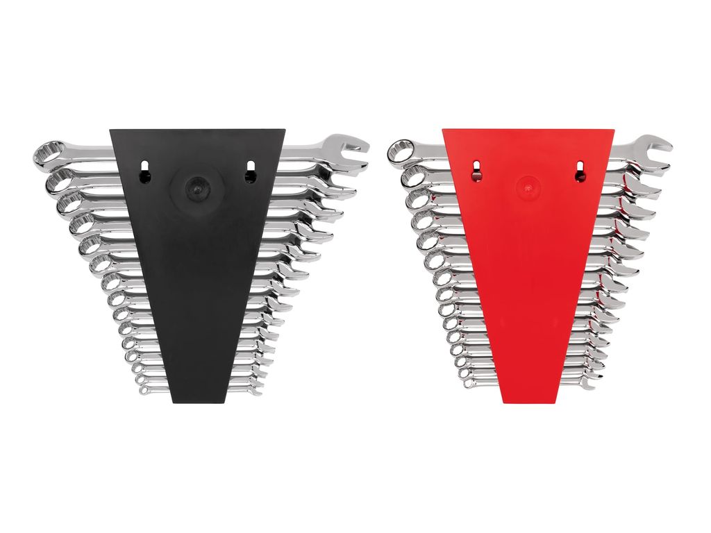 30Piece Combination Wrench Set Rack TEKTON