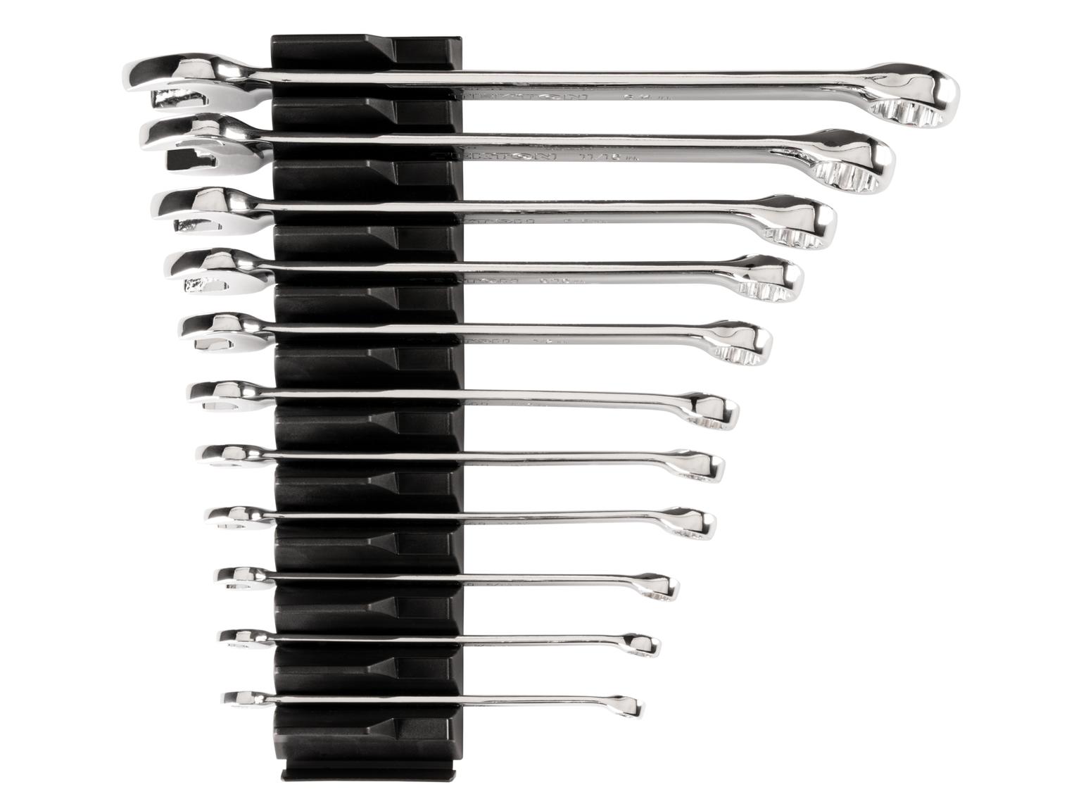 TEKTON WCB95101-T Combination Wrench Set with Modular Slotted Organizer, 11-Piece (1/4 - 3/4 in.)