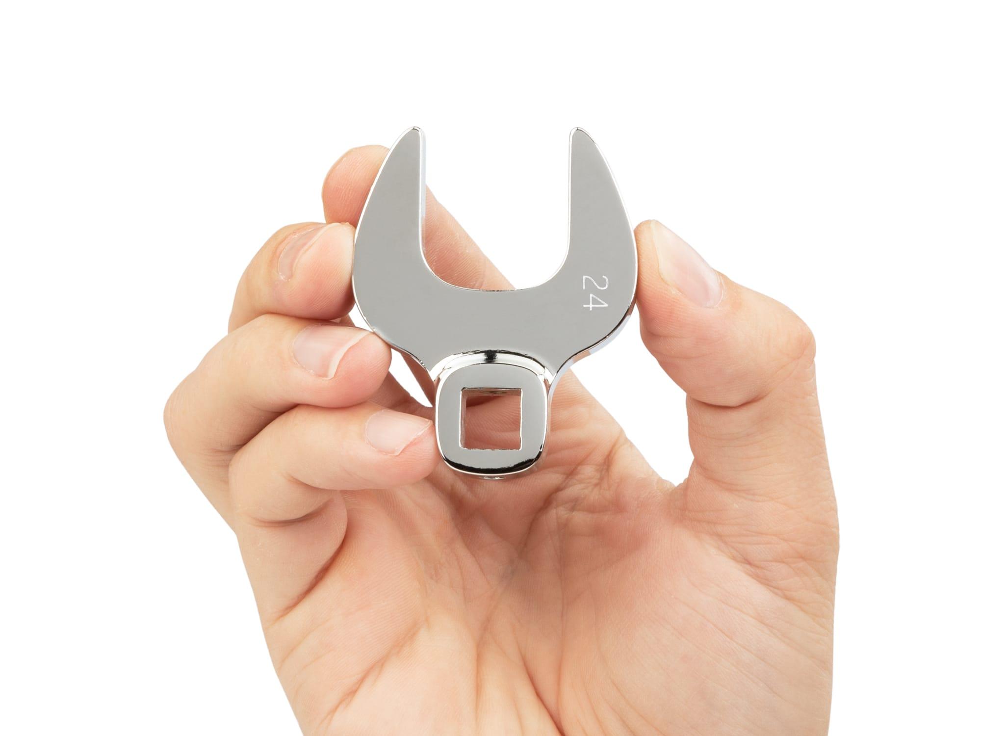 TEKTON WCF14024-T 3/8 Inch Drive x 24 mm Crowfoot Wrench
