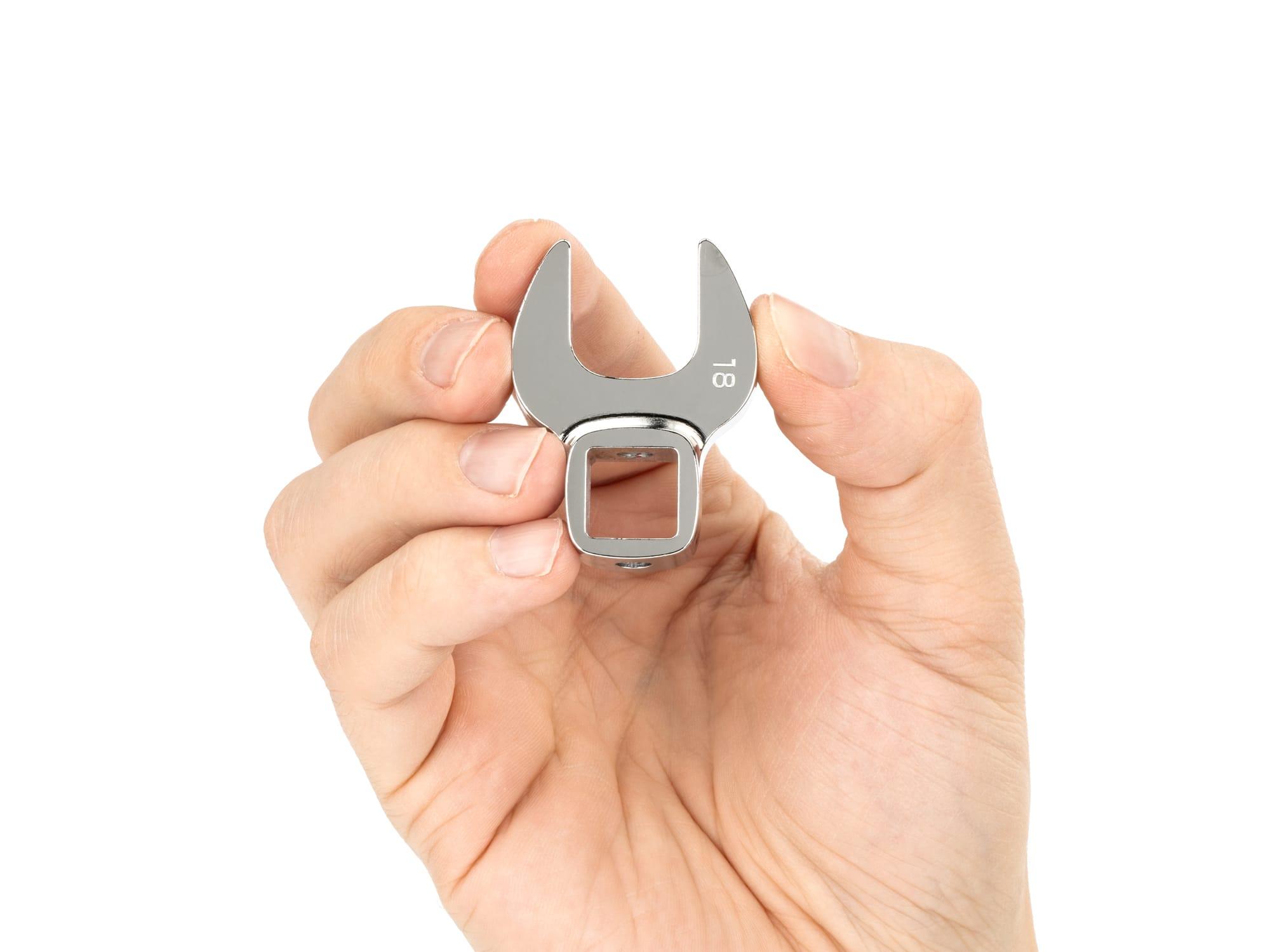 TEKTON WCF24018-T 1/2 Inch Drive x 18 mm Crowfoot Wrench