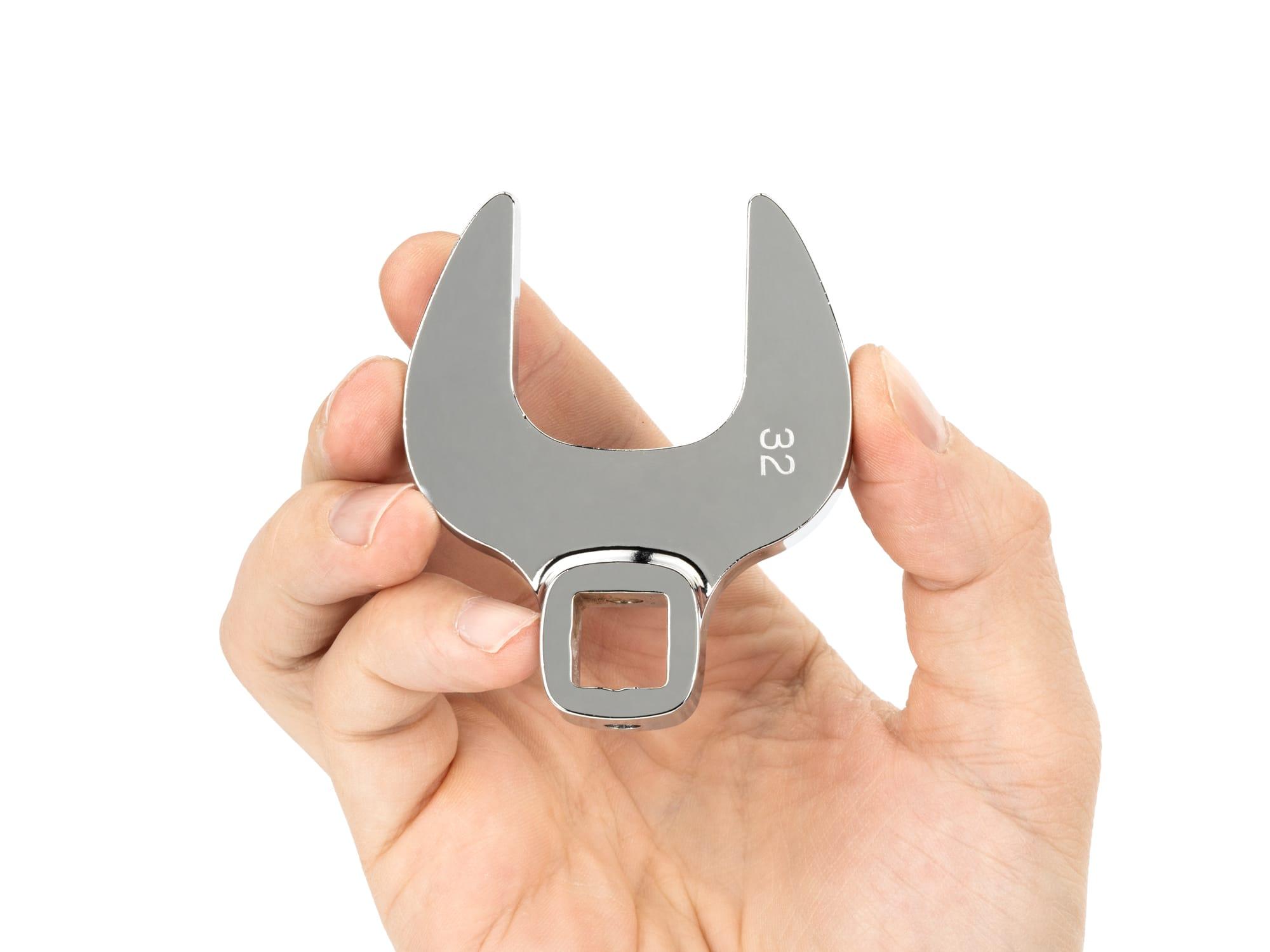 TEKTON WCF90503-T 1/2 Inch Drive Crowfoot Wrench Set, 5-Piece (27-36 mm)