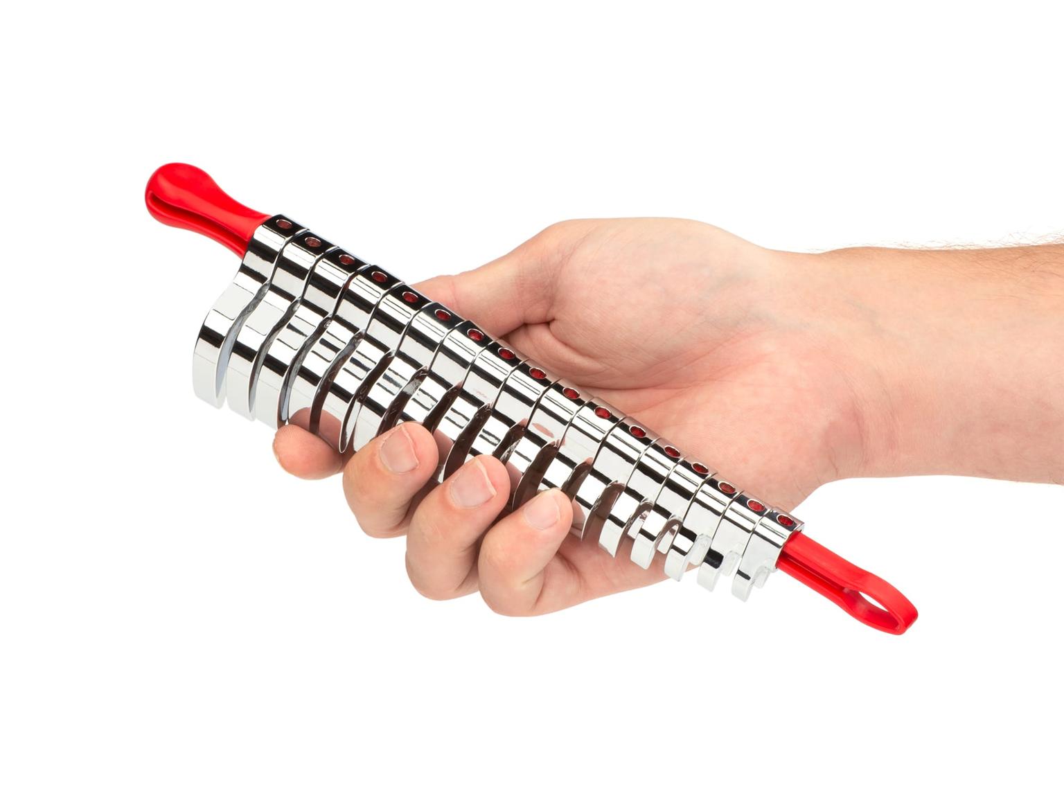 TEKTON WCF91301-T 3/8 Inch Drive Crowfoot Wrench Set with Keys, 30-Piece (5/16-1 in., 8-24 mm)