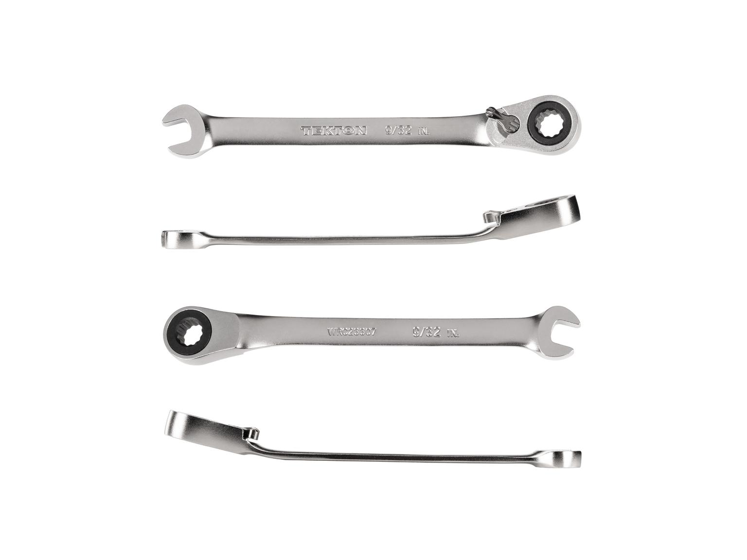 TEKTON WRC23307-T 9/32 Inch Reversible 12-Point Ratcheting Combination Wrench