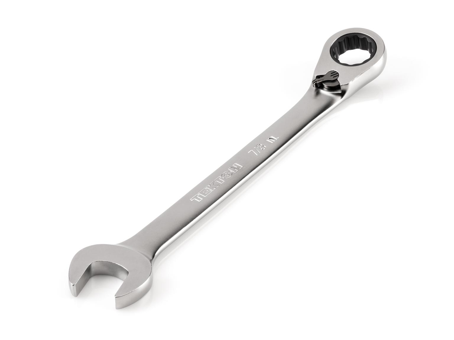 TEKTON WRC23322-T 7/8 Inch Reversible 12-Point Ratcheting Combination Wrench