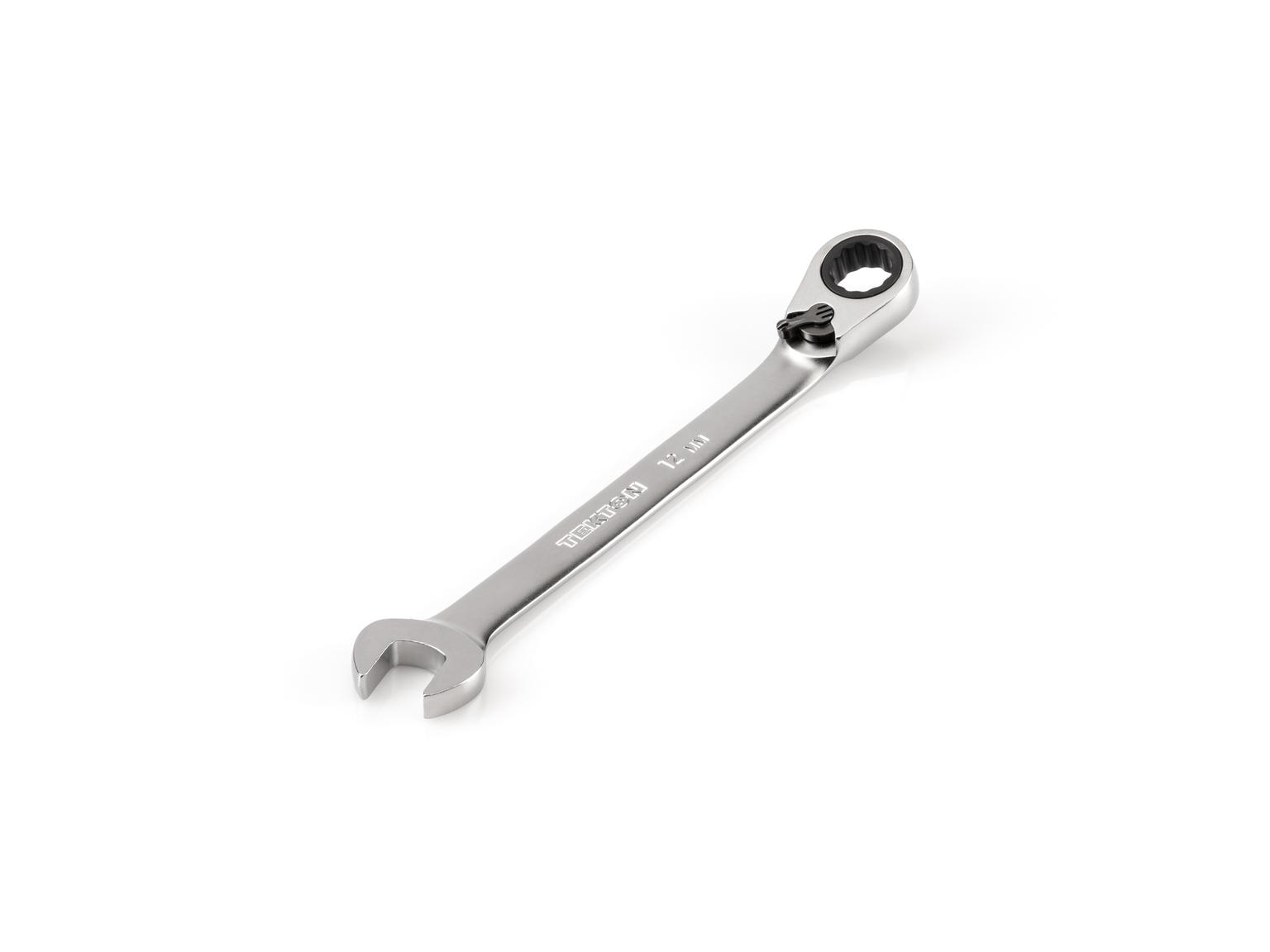 TEKTON WRC23412-T 12 mm Reversible 12-Point Ratcheting Combination Wrench