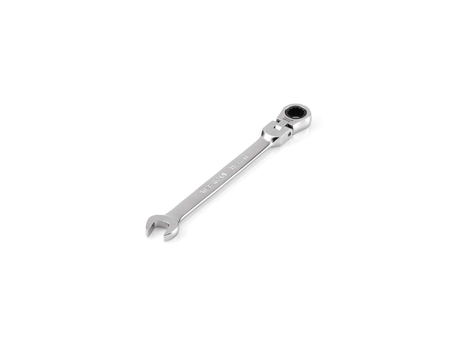 TEKTON WRC26309-T 11/32 Inch Flex Head 12-Point Ratcheting Combination Wrench