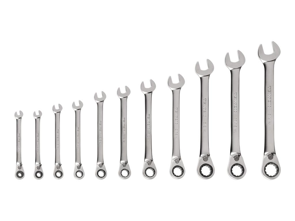 11-Piece Reversible Ratcheting Wrench Set | TEKTON