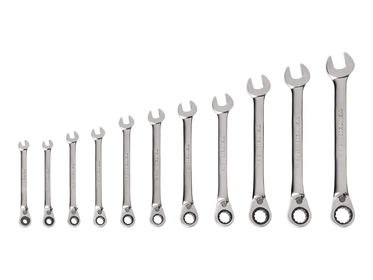 11Piece Reversible Ratcheting Wrench Set TEKTON