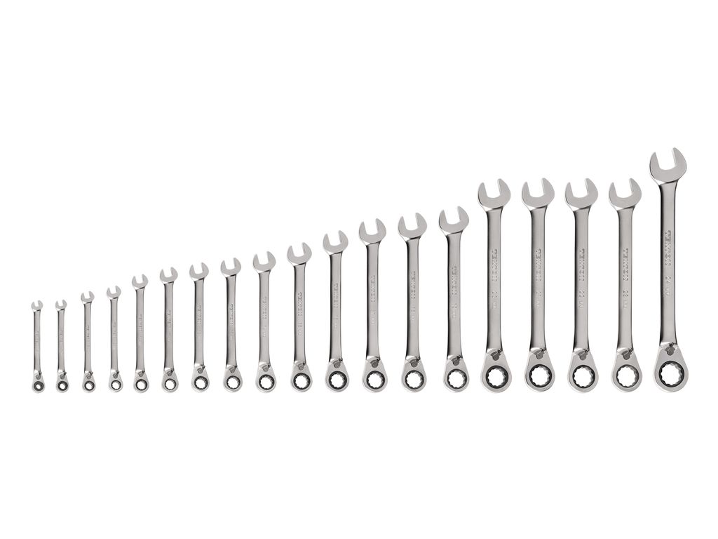 19Piece Reversible Ratcheting Wrench Set TEKTON