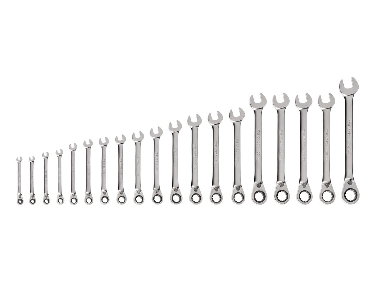 19Piece Reversible Ratcheting Wrench Set TEKTON