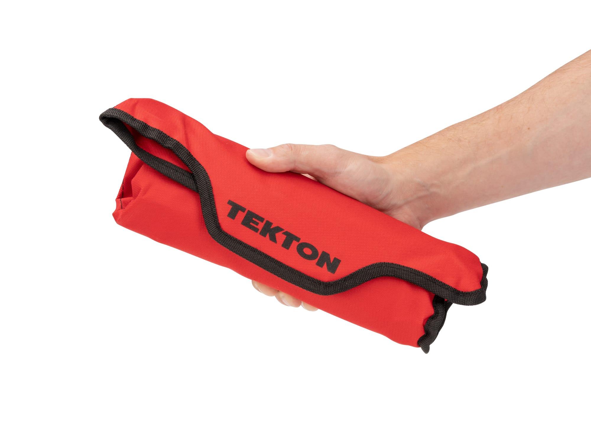 TEKTON WRN03393-T Combination Wrench Set with Pouch, 15-Piece (8 - 22 mm)