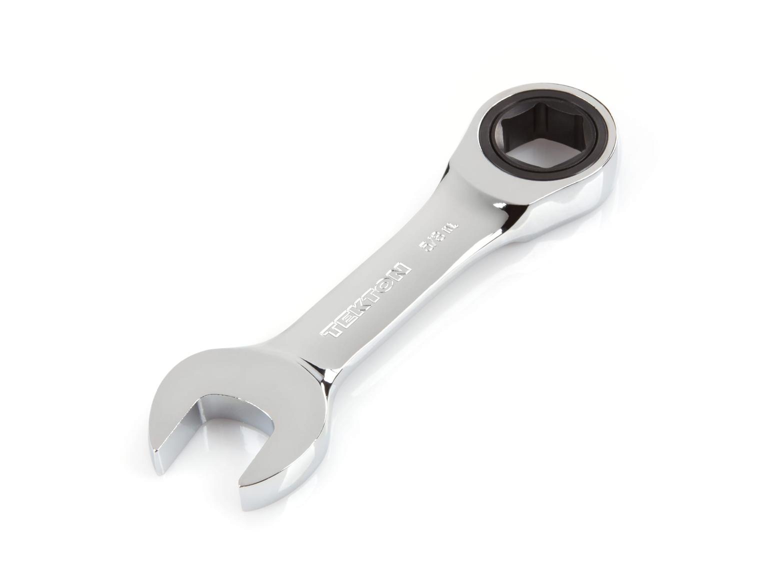 5/8 Inch Stubby Ratcheting Combination Wrench