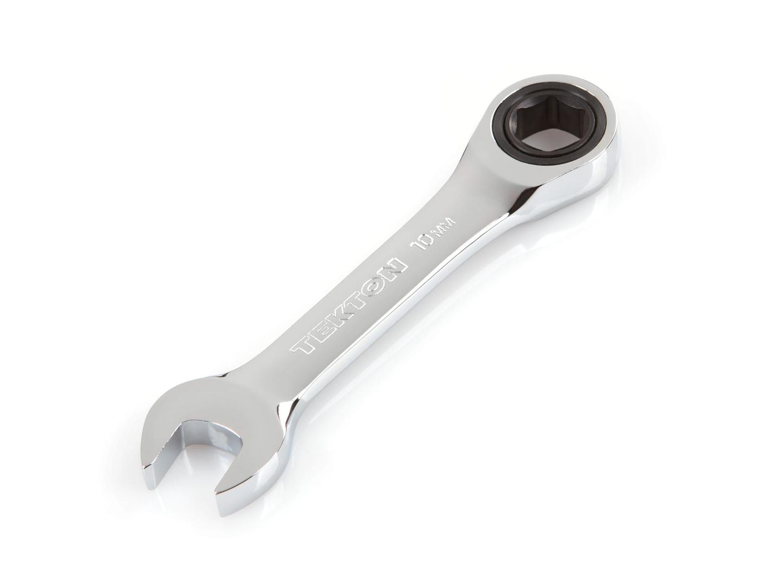 10 mm Stubby Ratcheting Combination Wrench