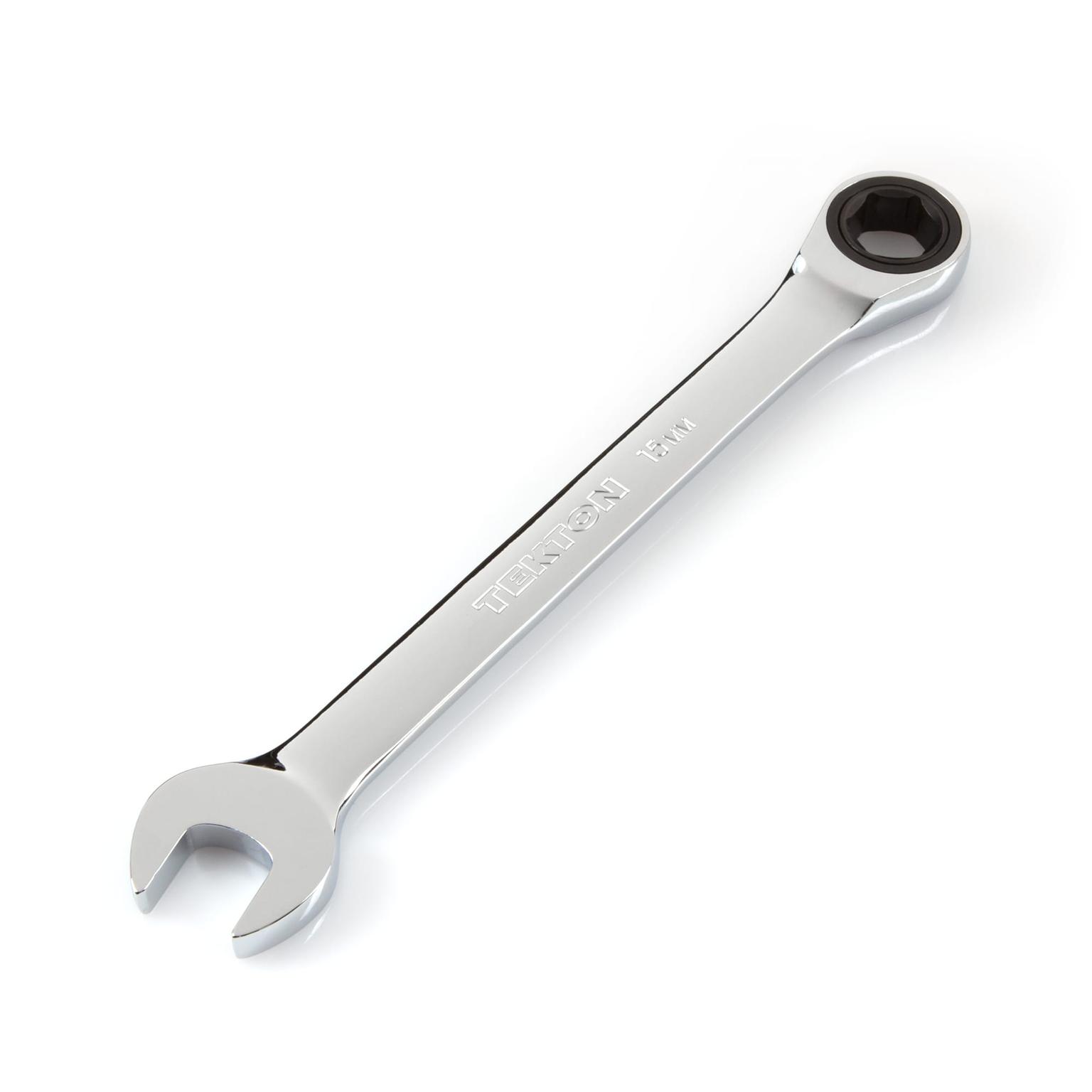 TEKTON WRN53115-T 15 mm Ratcheting Combination Wrench