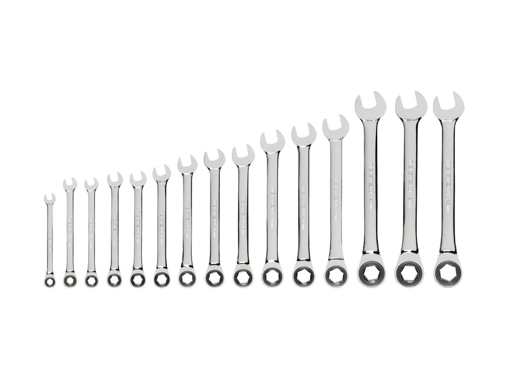 Ratcheting Combination Wrench Set (15Piece) TEKTON WRN53161