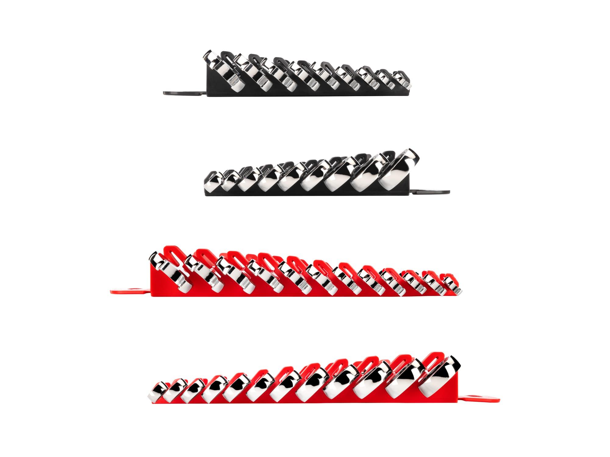 TEKTON WRN53321-T Ratcheting Combination Wrench Set with Holder, 21-Piece (1/4-3/4 in., 8-19 mm)