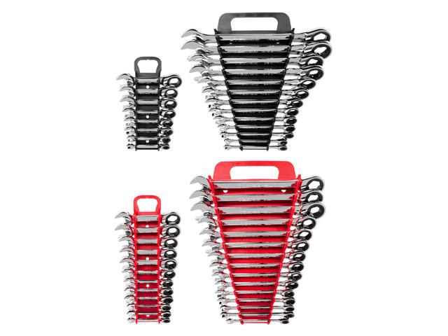 Stubby and Standard Length Ratcheting Wrench Set, 48-Piece (Holder ...