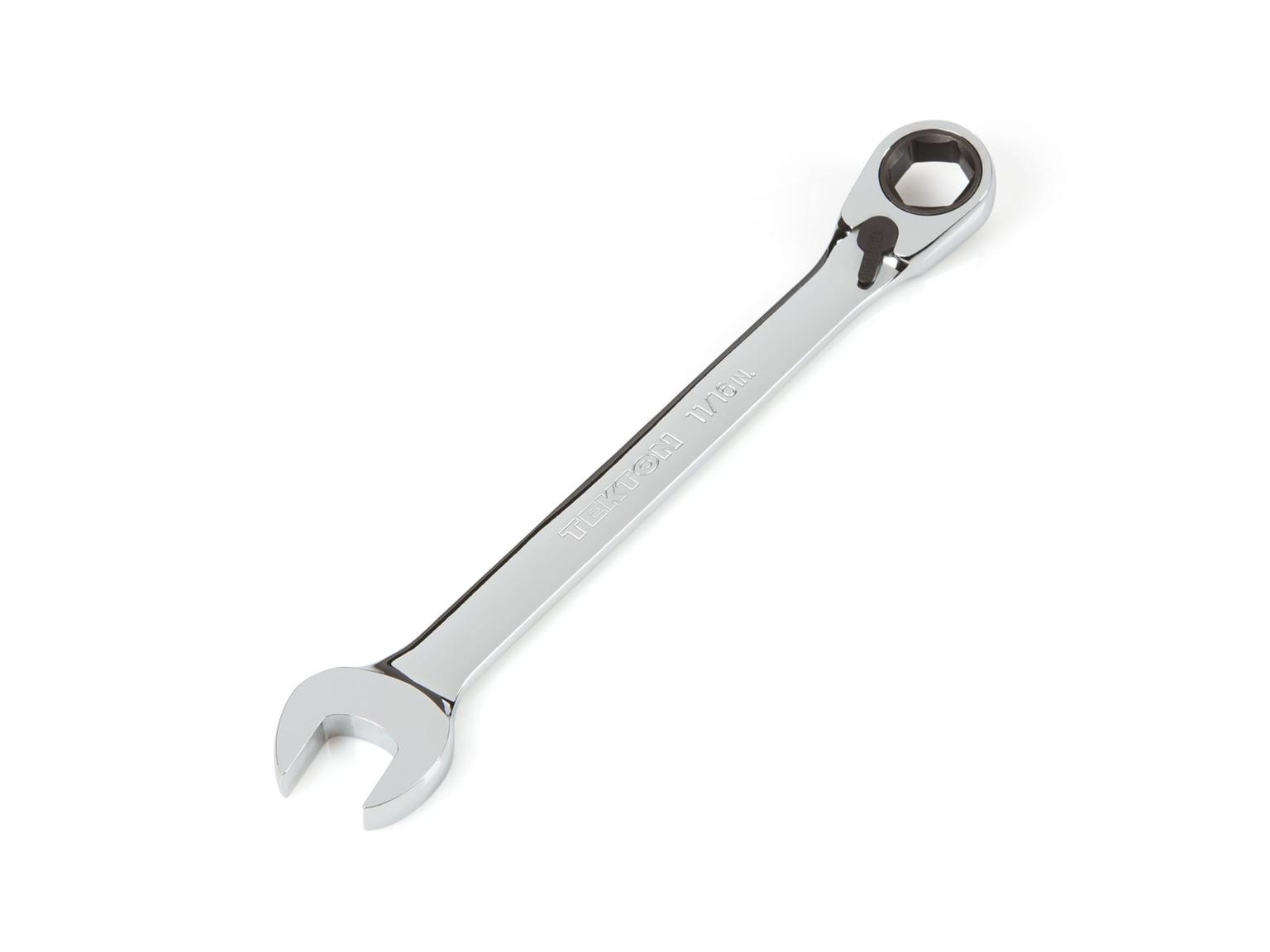 TEKTON WRN56013-T 11/16 Inch Reversible Ratcheting Combination Wrench
