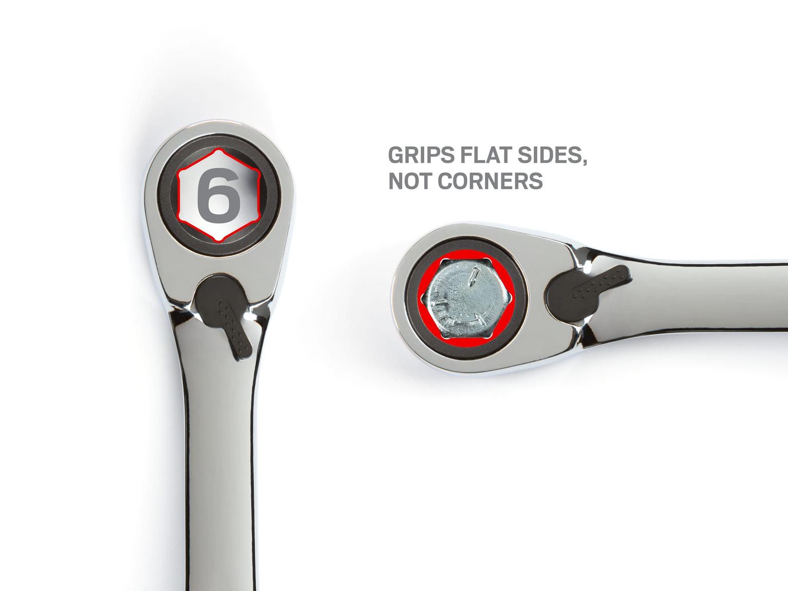 TEKTON WRN56107-T 7 mm Reversible Ratcheting Combination Wrench