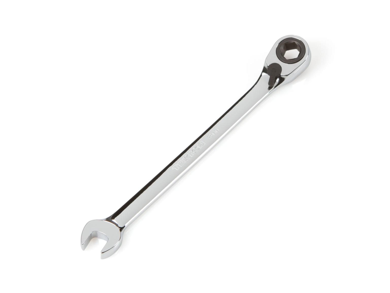 TEKTON WRN56108-T 8 mm Reversible Ratcheting Combination Wrench