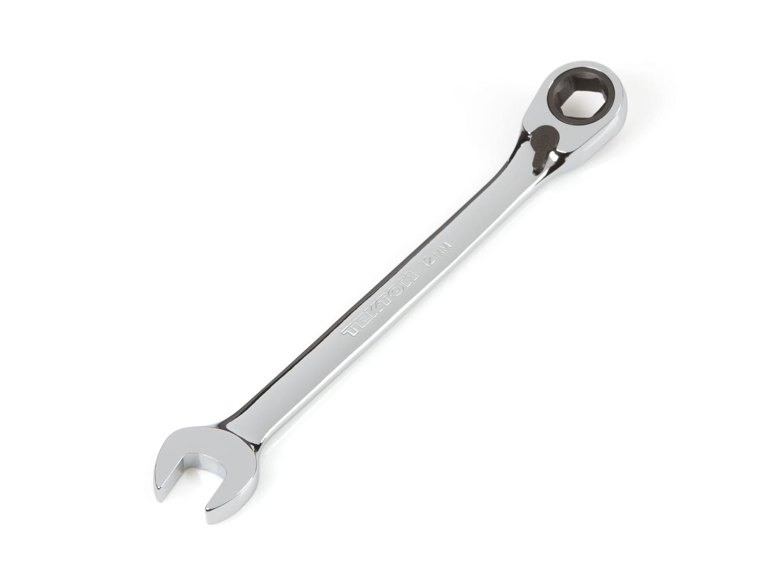 TEKTON WRN56112-T 12 mm Reversible Ratcheting Combination Wrench