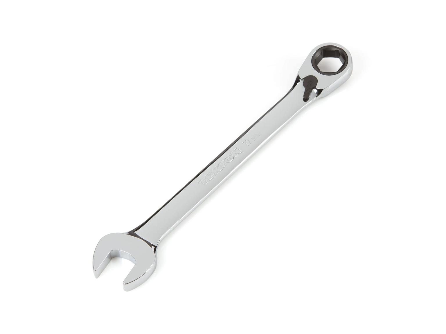 TEKTON WRN56117-T 17 mm Reversible Ratcheting Combination Wrench