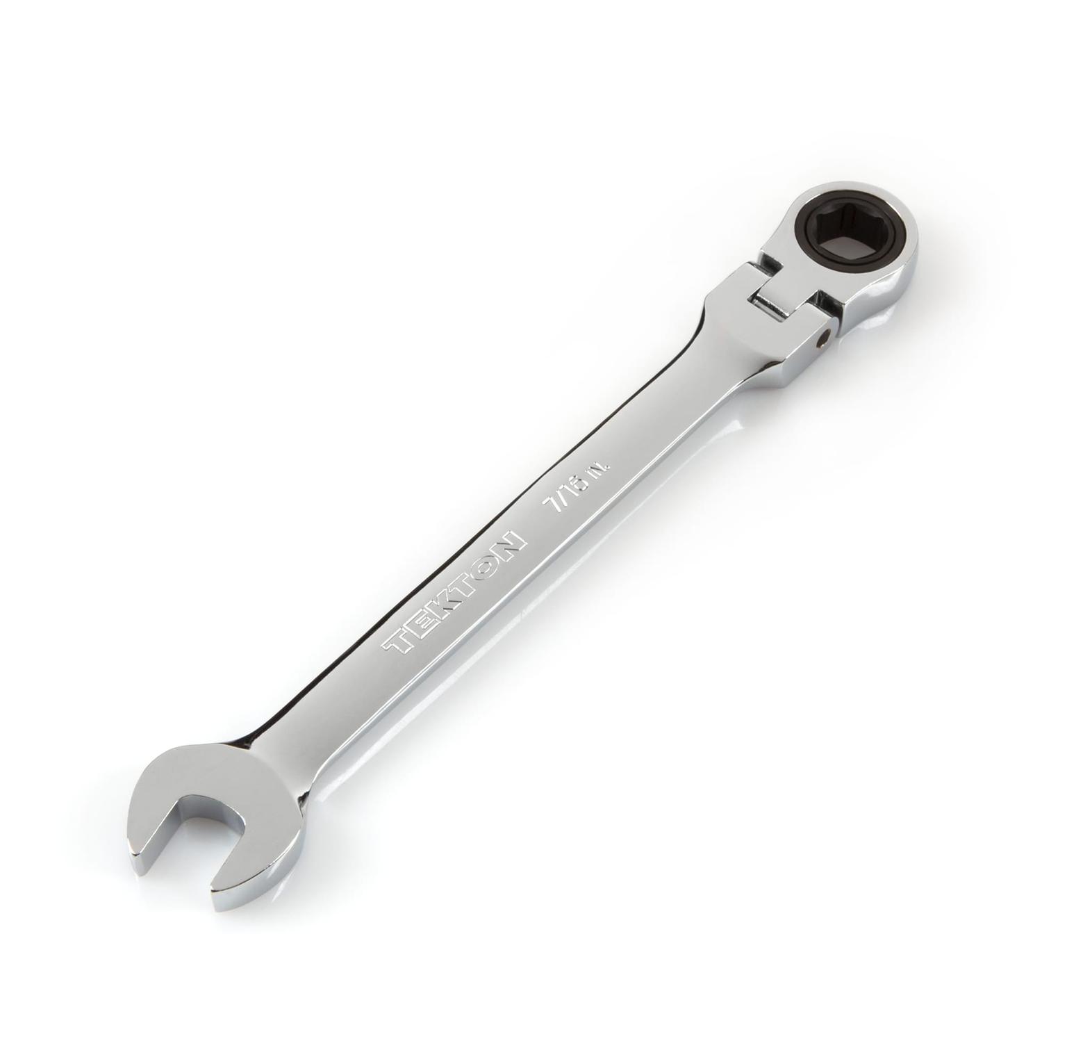 TEKTON WRN57009-T 7/16 Inch Flex Ratcheting Combination Wrench