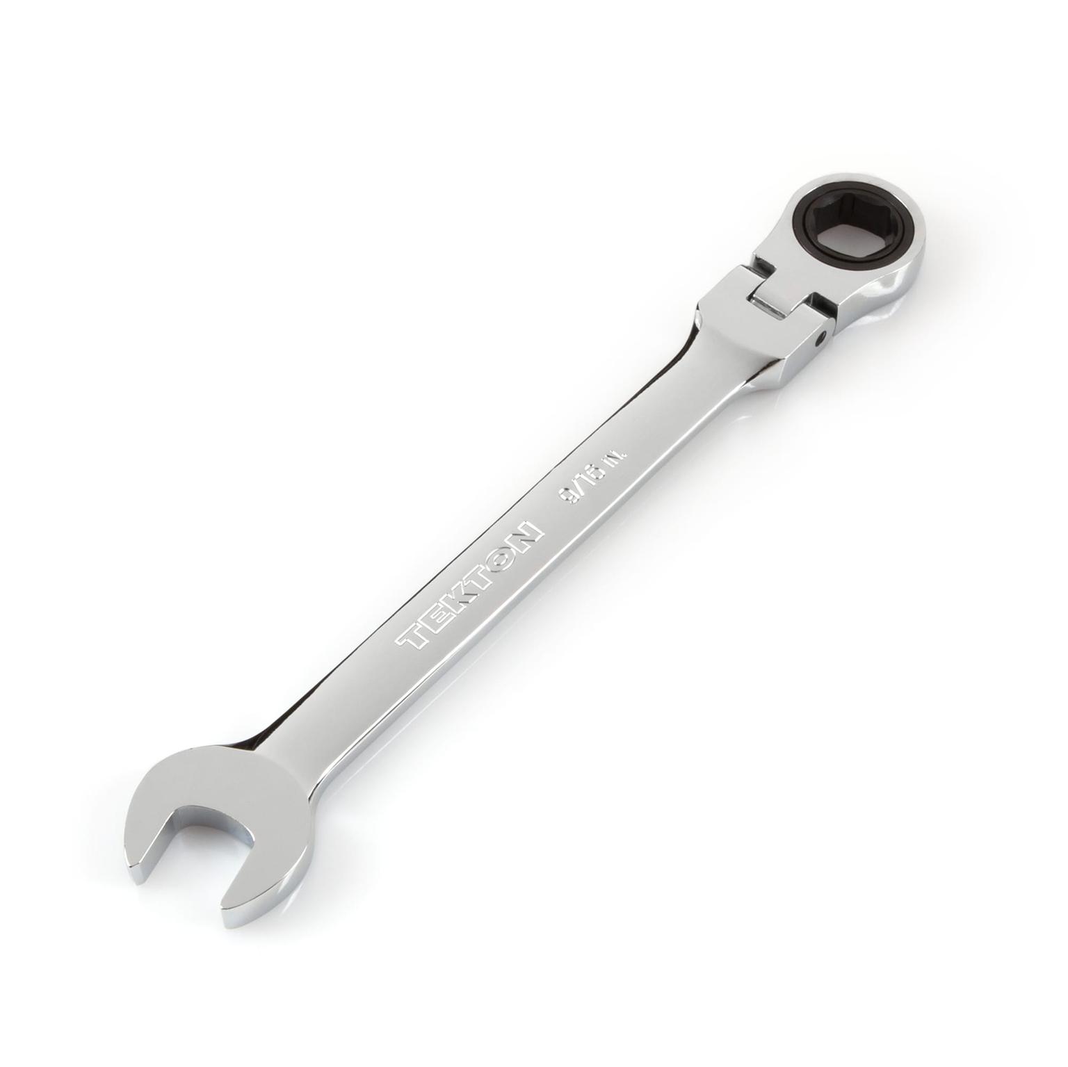 TEKTON WRN57011-T 9/16 Inch Flex Ratcheting Combination Wrench